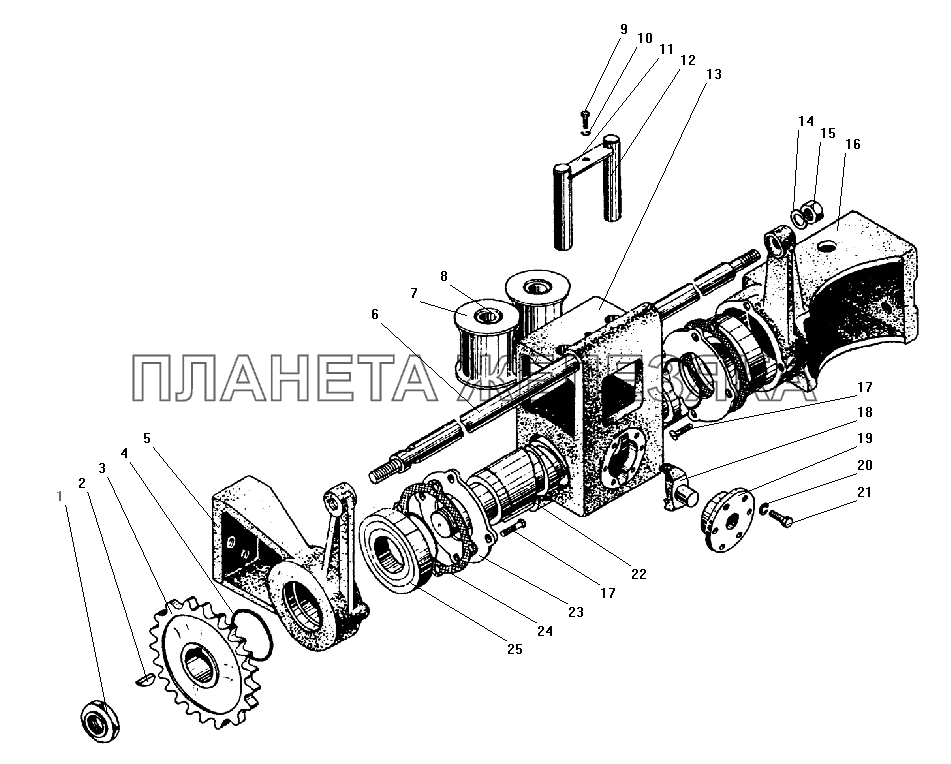 Тросоукладчик УРАЛ-43206-41
