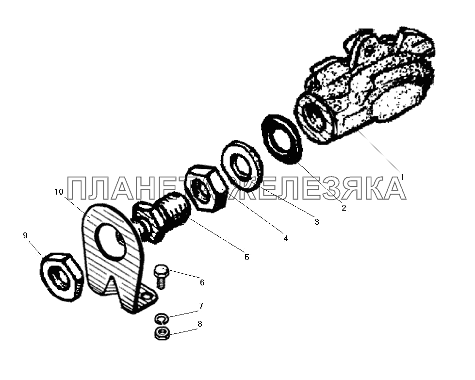 Установка соединительной головки УРАЛ-532301