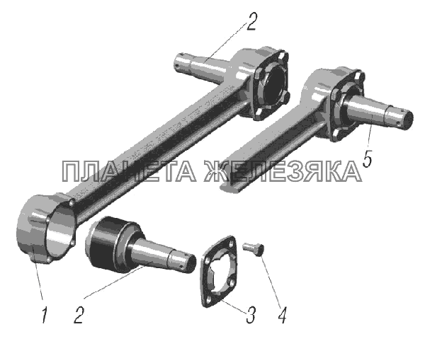 Реактивная штанга УРАЛ-55571-1121-70