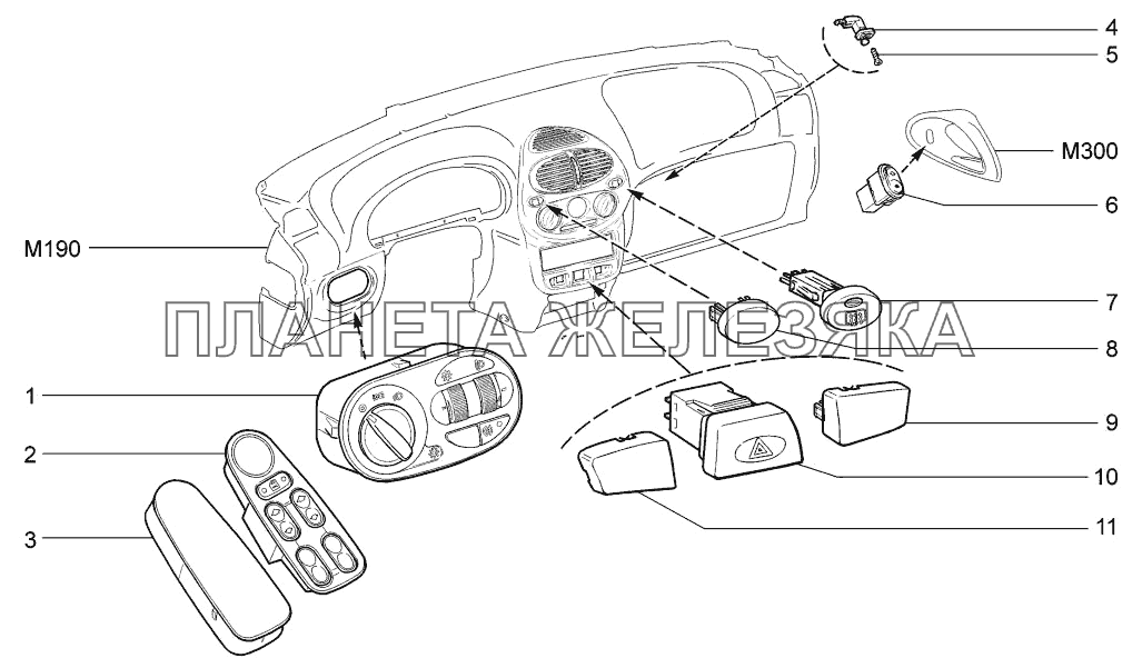 Выключатели LADA-1117, 1118, 1119
