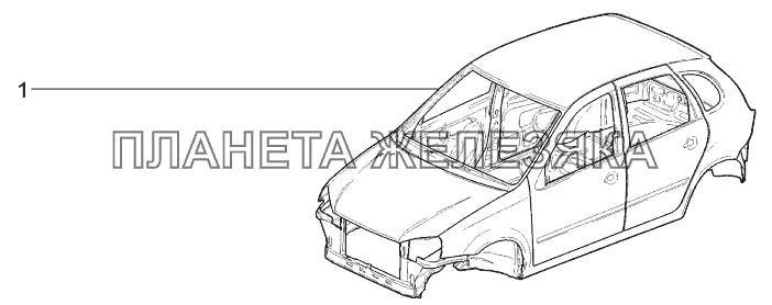 Кузов LADA-1119 Sport