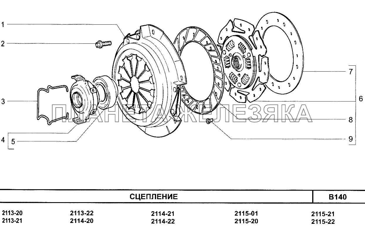 Сцепление ВАЗ-2115
