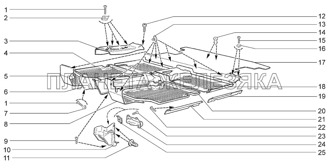 Коврики LADA 4x4 M