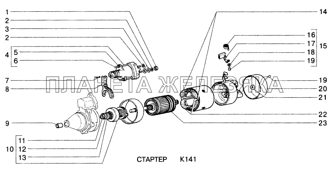 Стартер ВАЗ-2123
