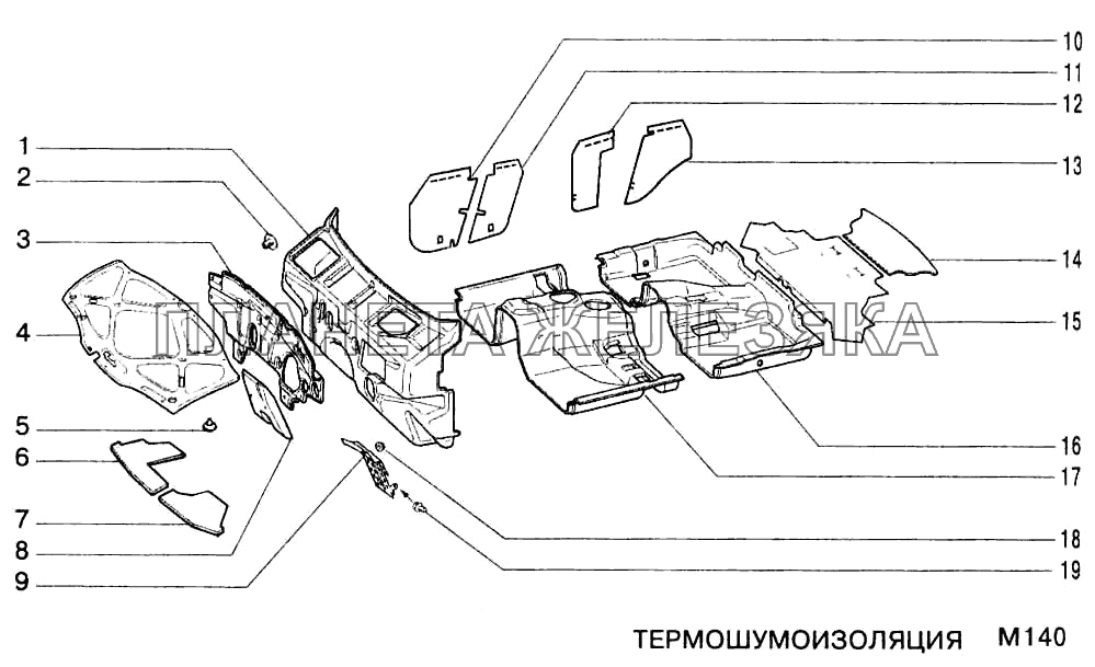 Термошумоизоляция ВАЗ-2123