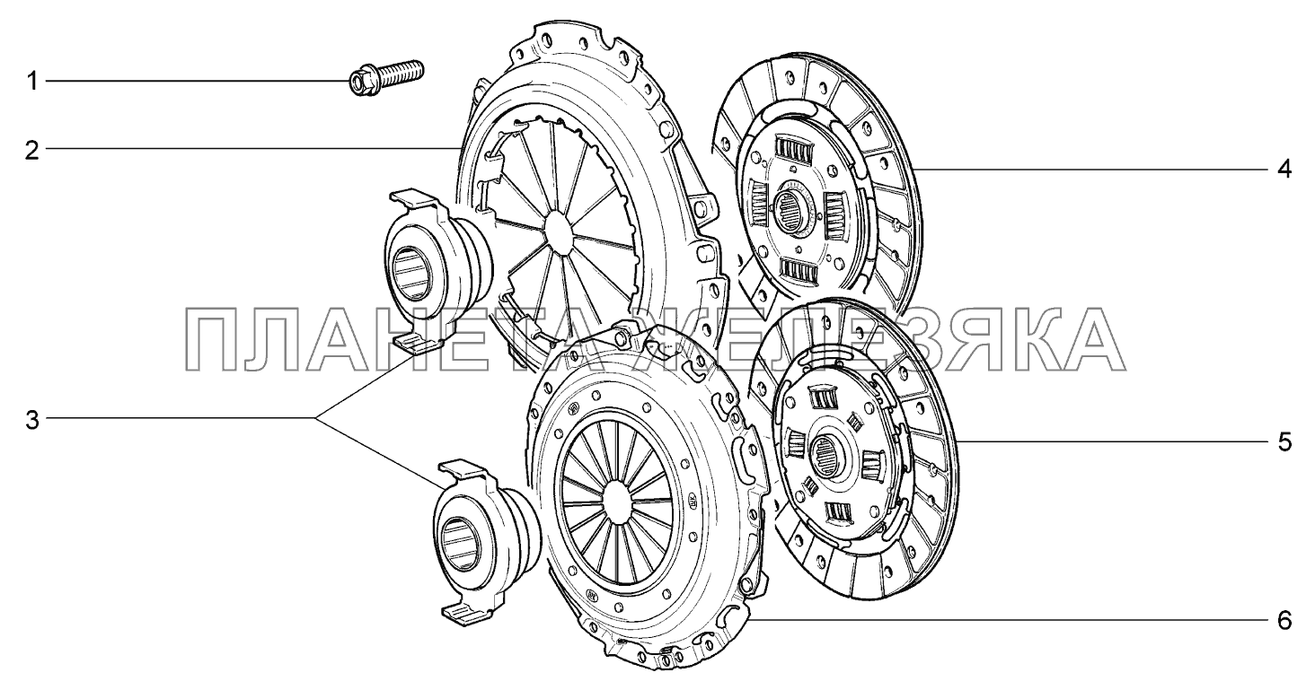 Сцепление ВАЗ-2170 