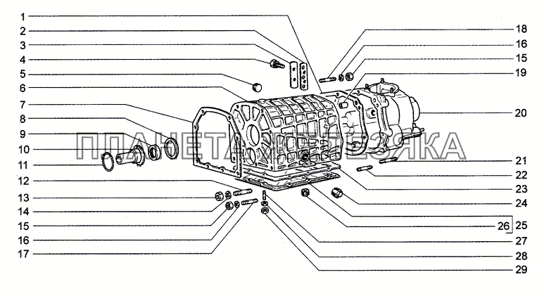 Коробка передач Chevrolet Niva 1.7