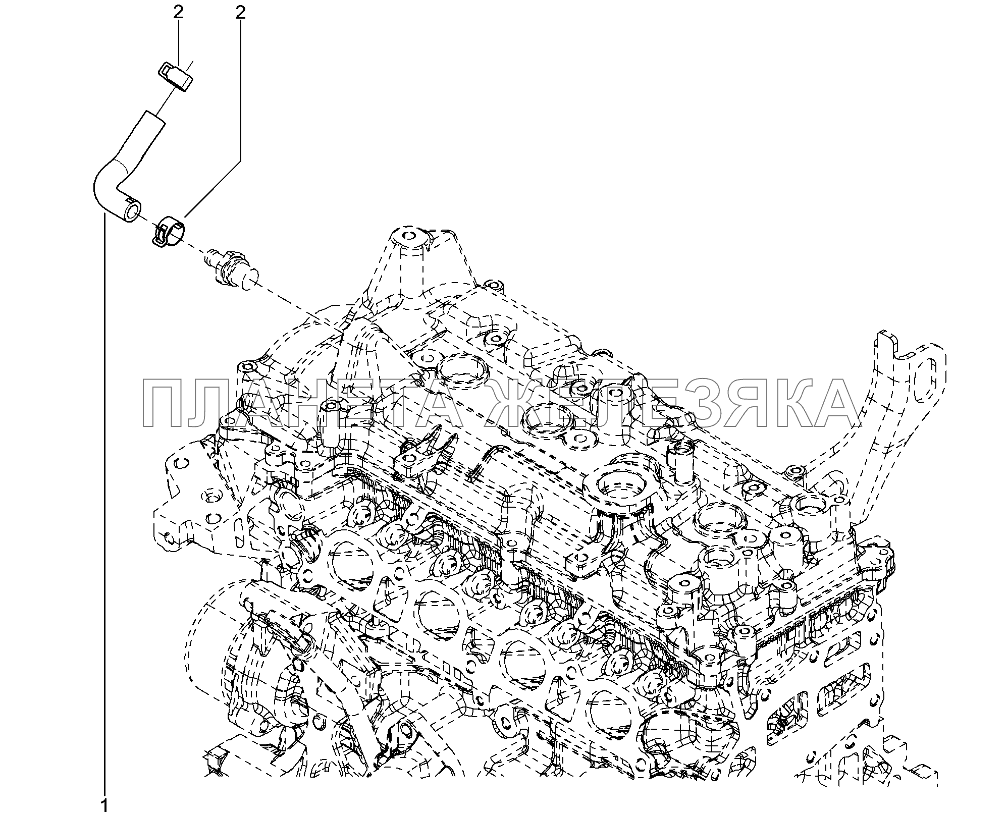 141111. Клапан адсорбера Lada Xray