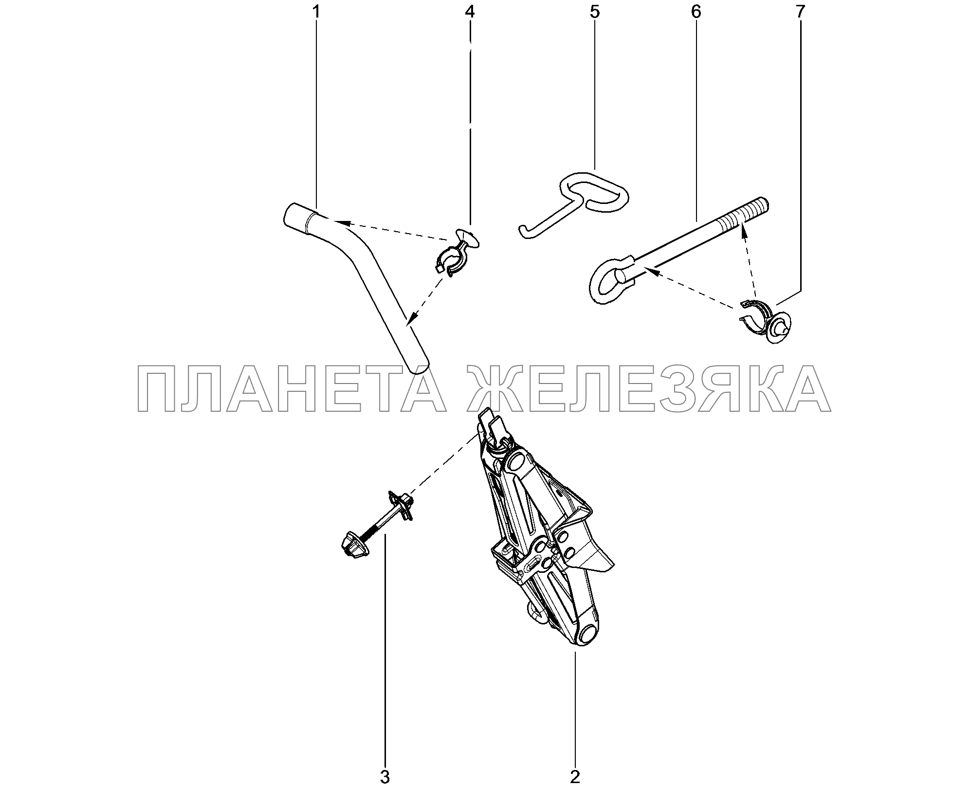 900112. Инструмент Lada Xray