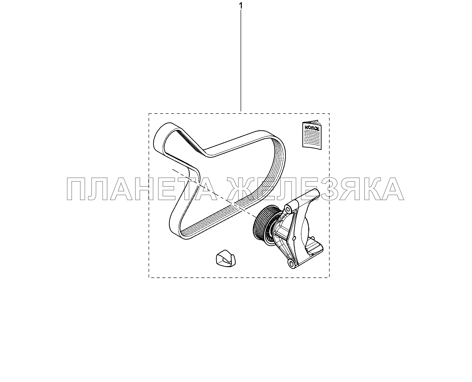 156113. Ремень привода вспомогательных агрегатов Lada Xray
