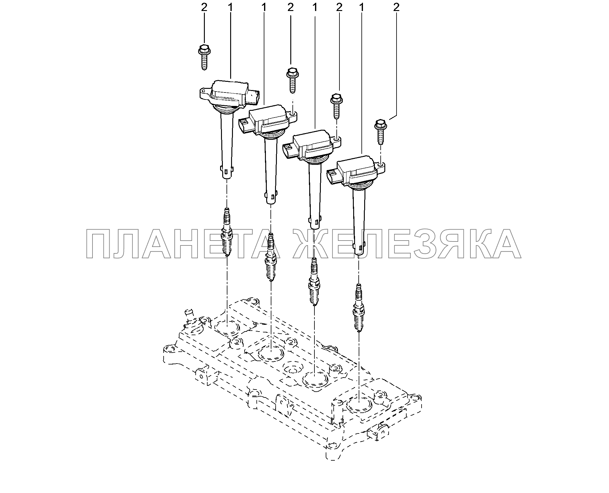 171130. Модуль зажигания Lada Xray