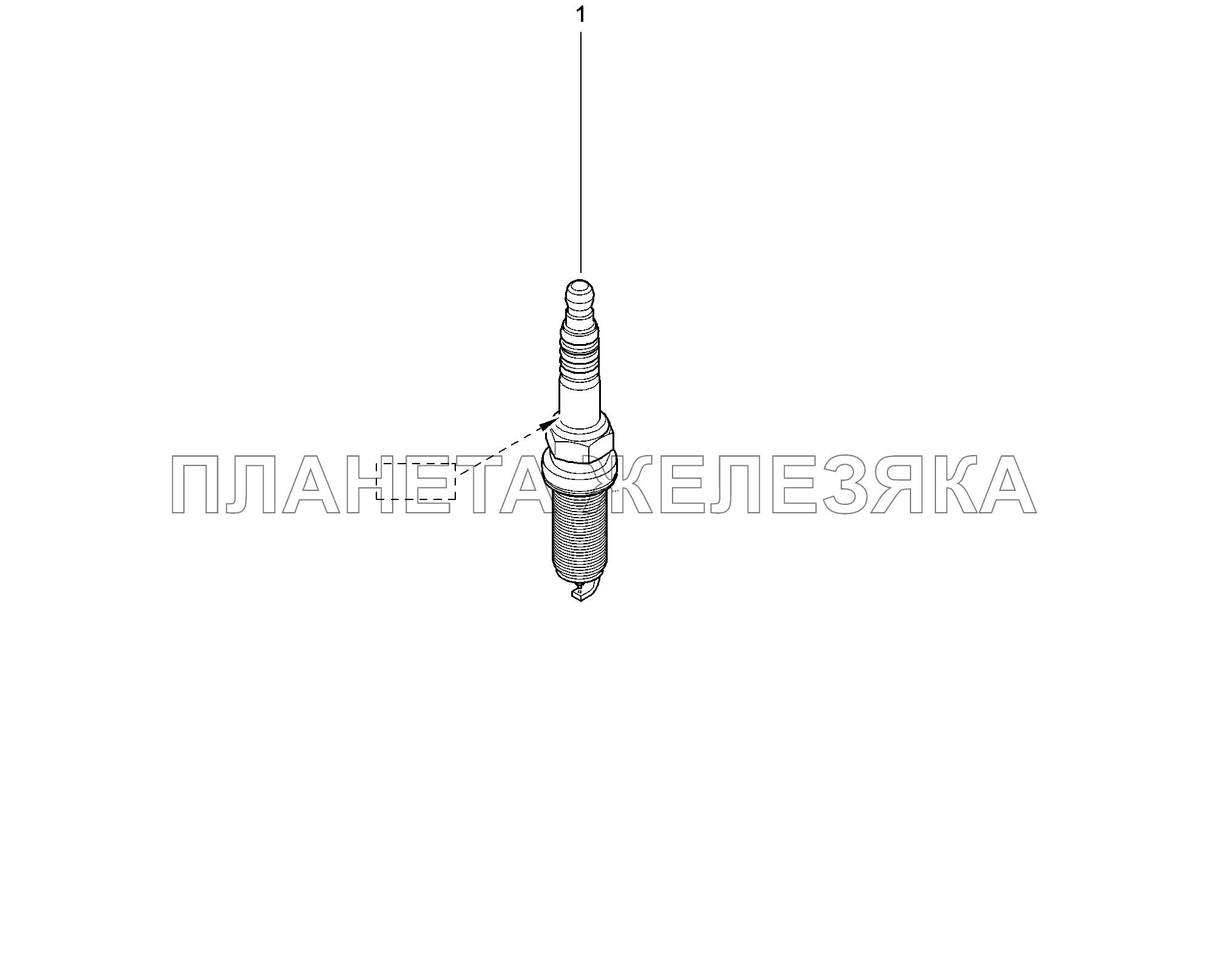 172130. Свеча Lada Xray