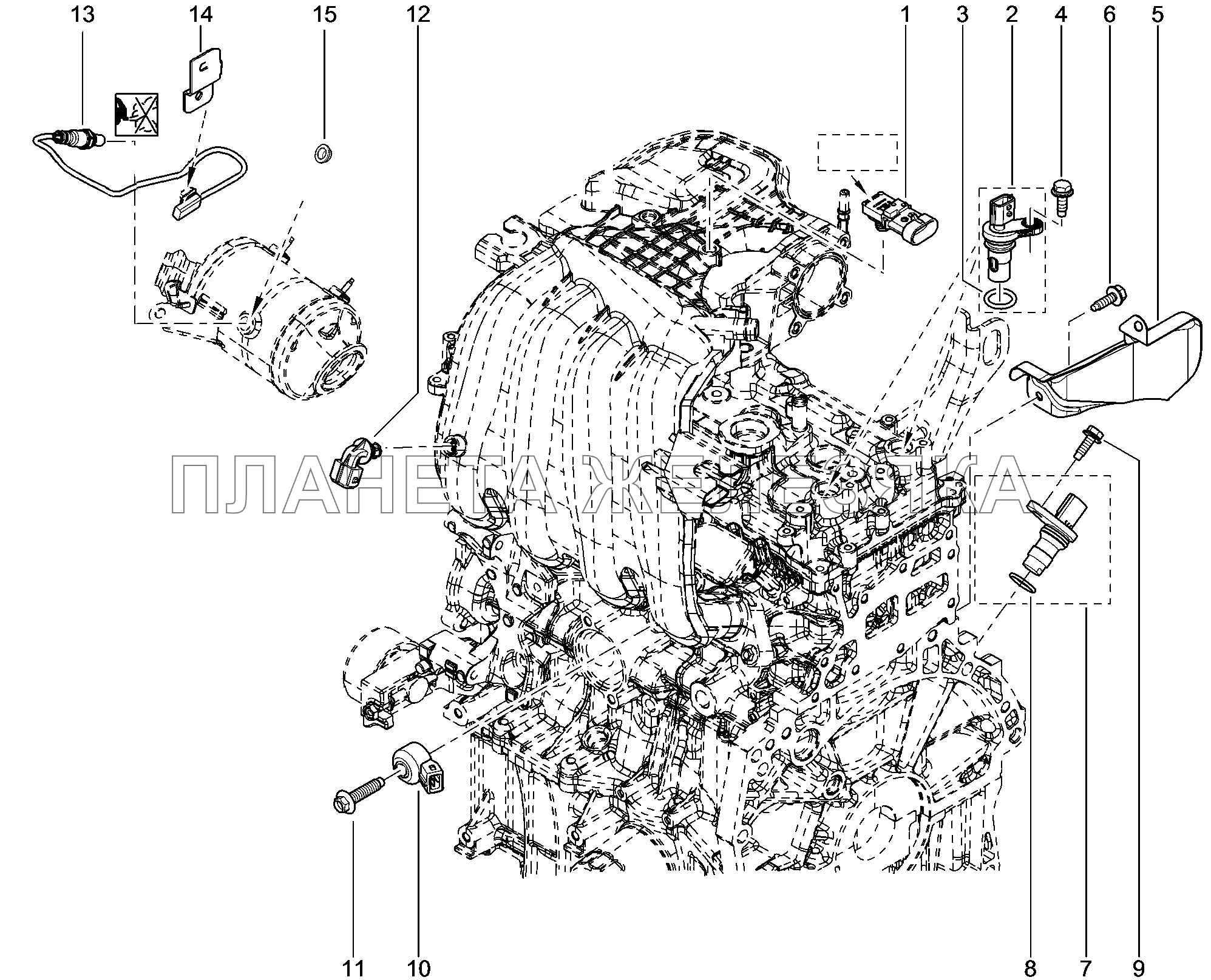 175015-1560615 Датчики Lada Xray