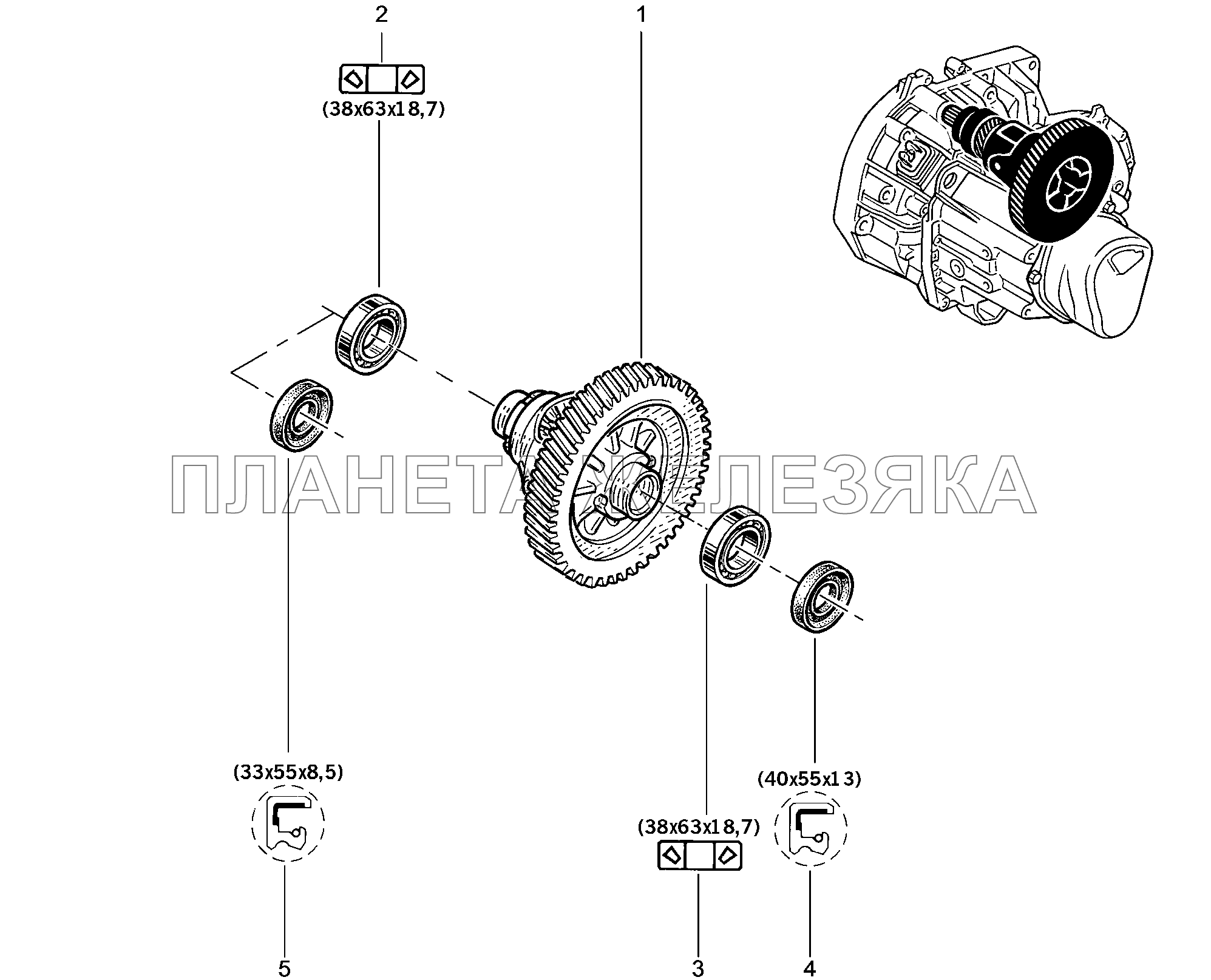 216014. Дифференциал Lada Xray