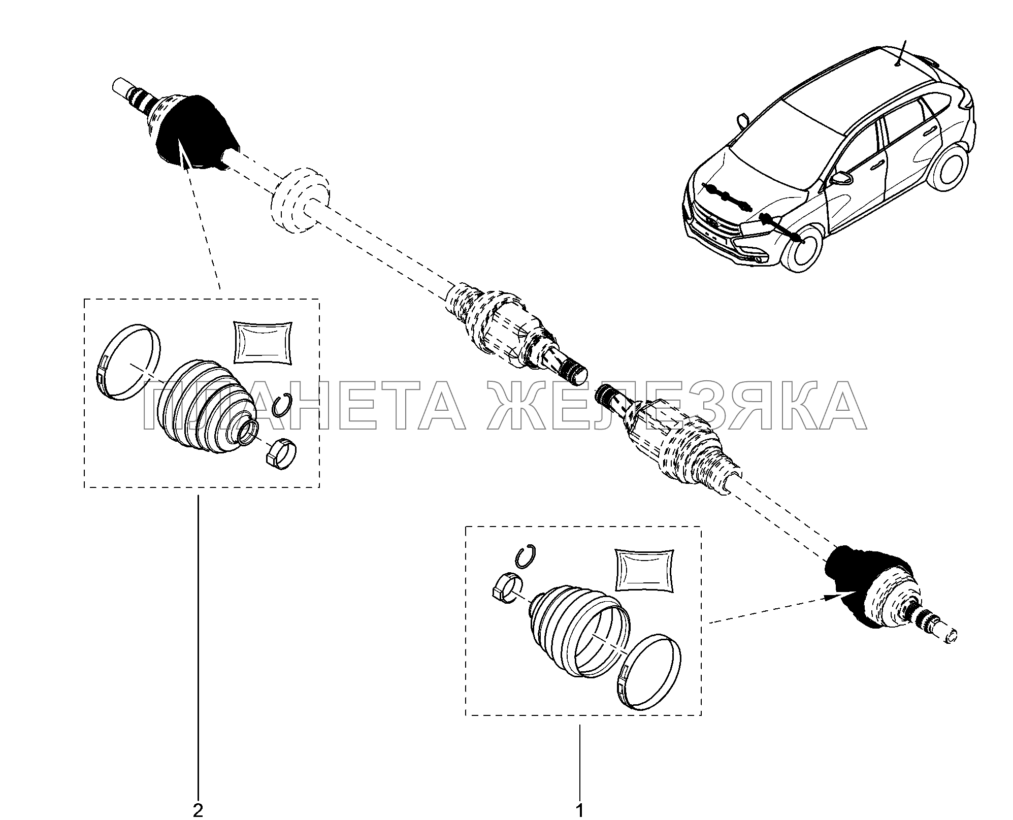 290410. Чехол наружный Lada Xray