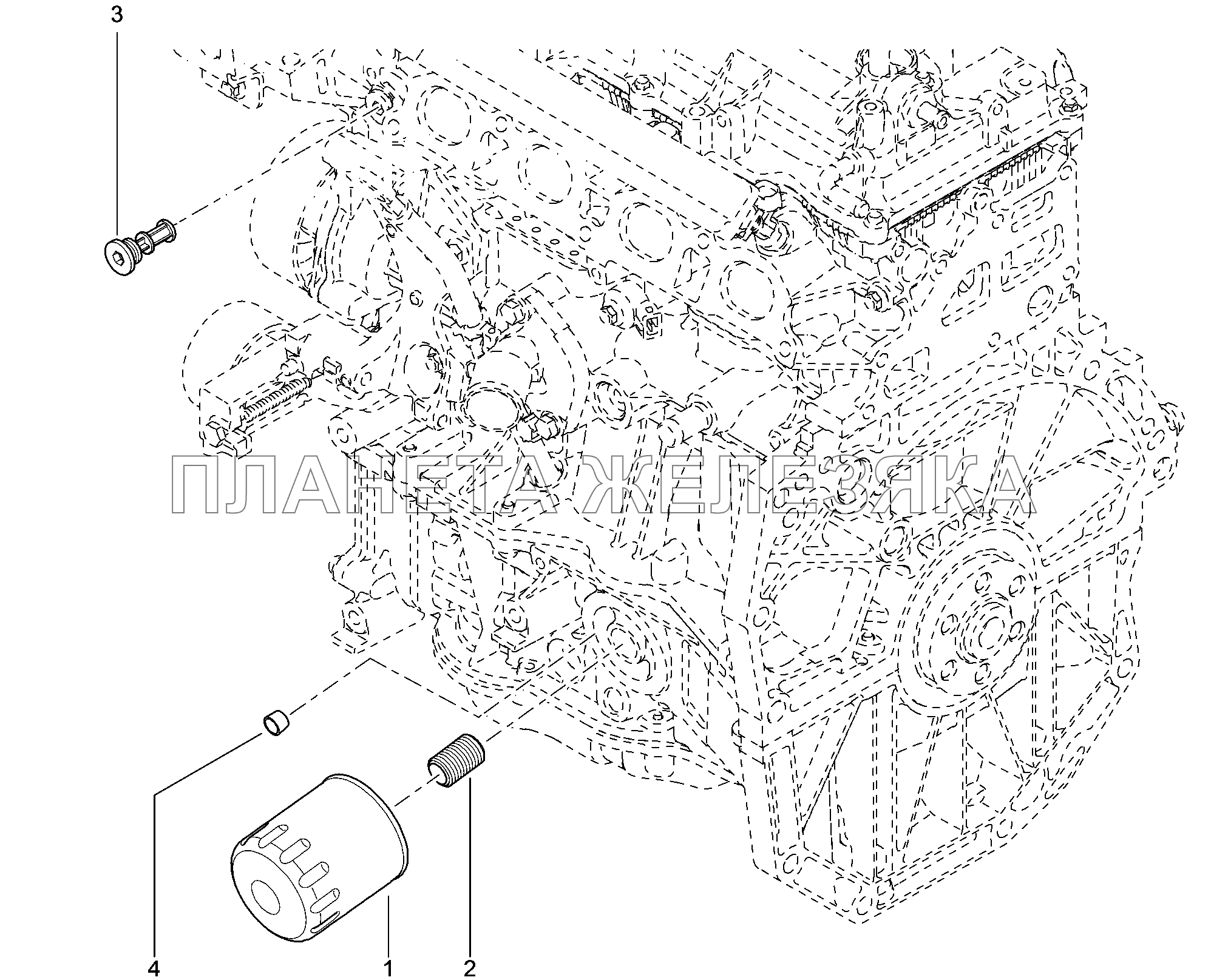 108110. Фильтр очистки масла Lada Xray