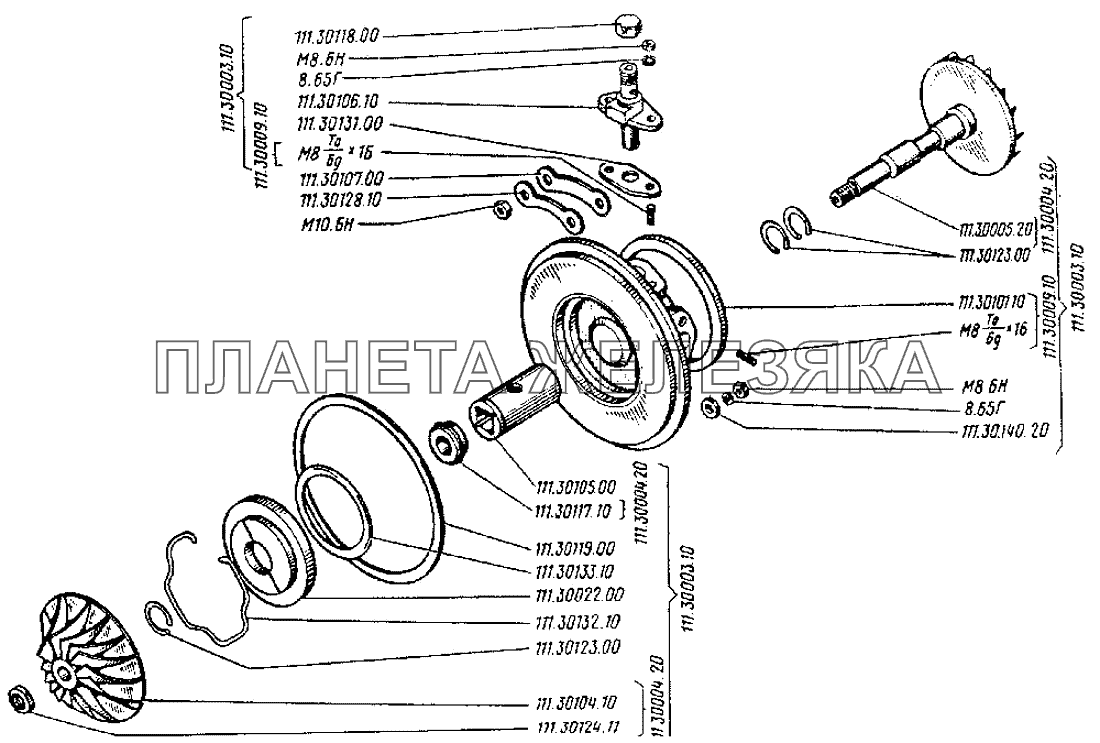 Корпус средний ДТ-75Н