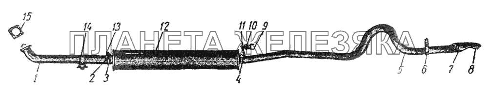 Глушитель ЗИС-110