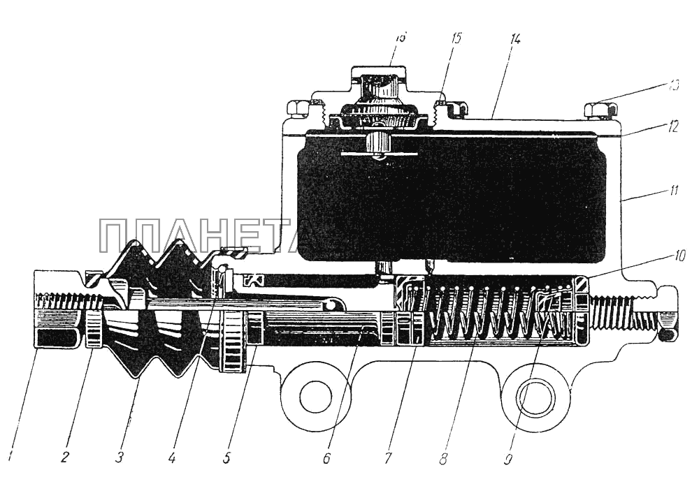 Цилиндр тормозной главный ЗИС-110