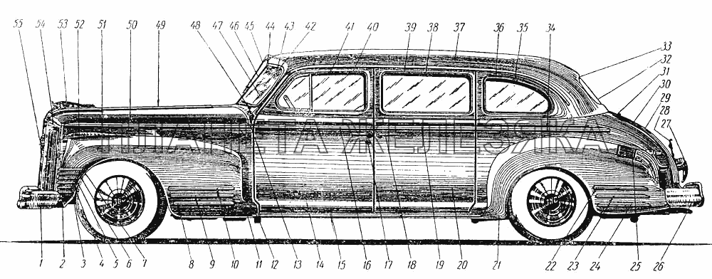Кузов закрытый ЗИС-110