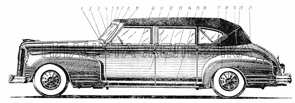 Кузов открытый ЗИС-110