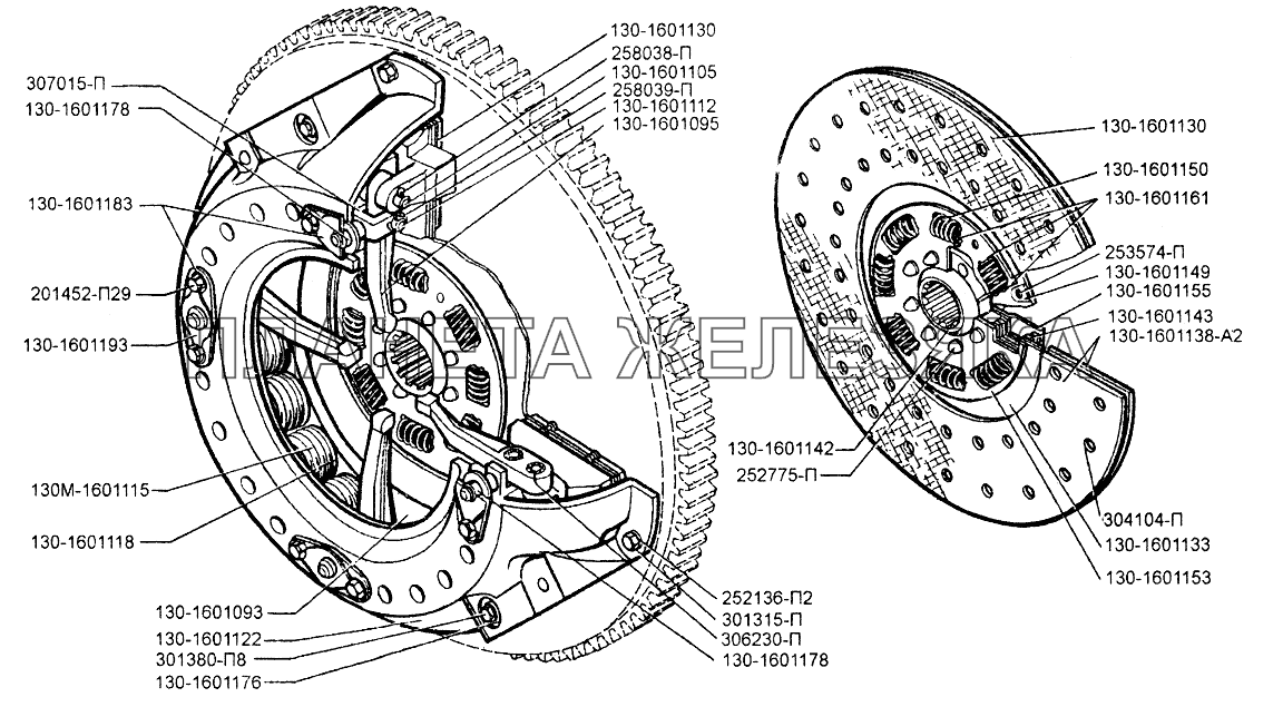 Сцепление ЗИЛ-433110