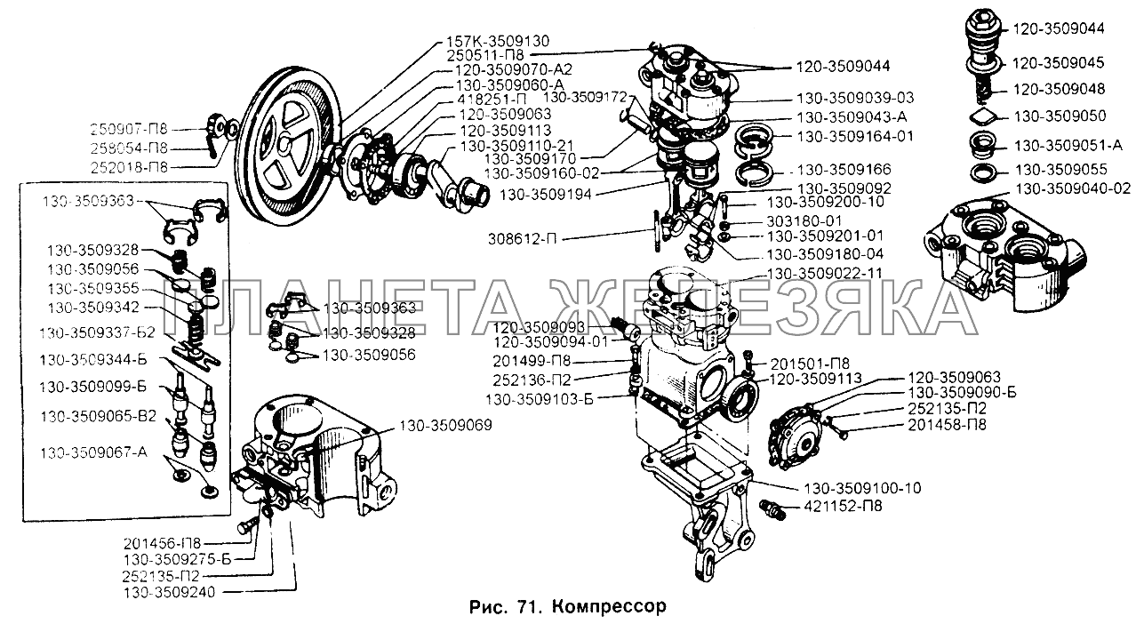 Компрессор ЗИЛ-433110