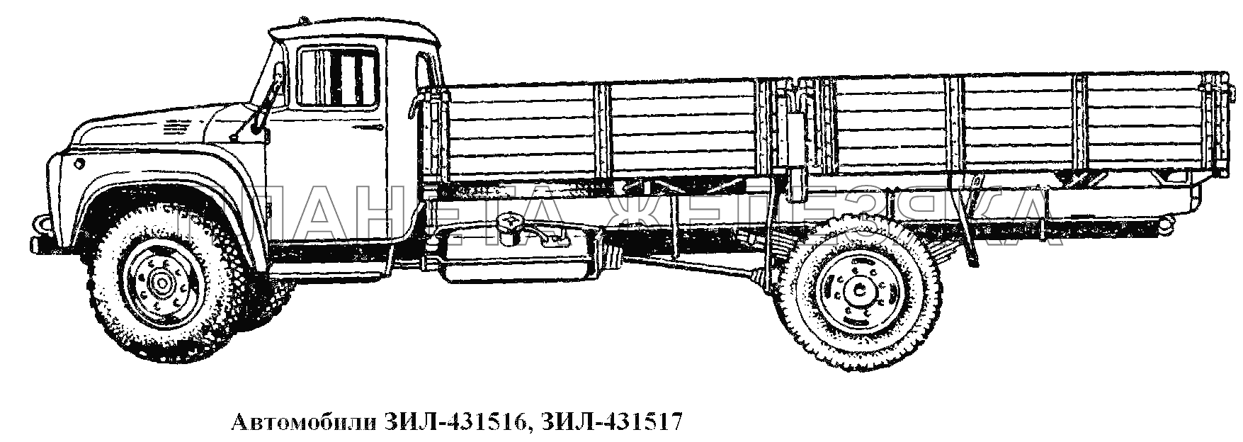 Автомобили ЗИЛ-431516, ЗИЛ-431517 ЗИЛ-441517 Каталог 1987 г.