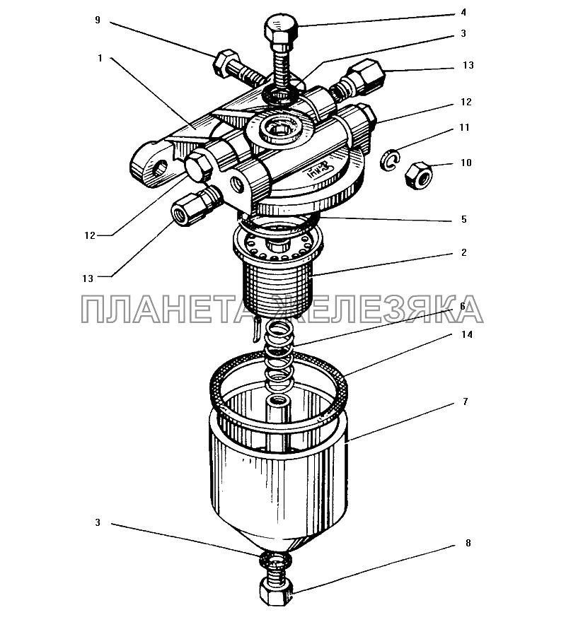 Фильтр-отстойник ЗИЛ-130