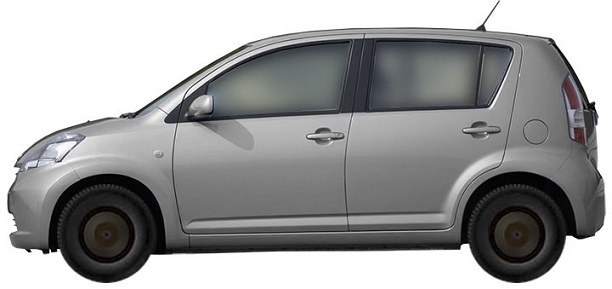 Диски на DAIHATSU Sirion/Storia 1.3 DVVT 2005