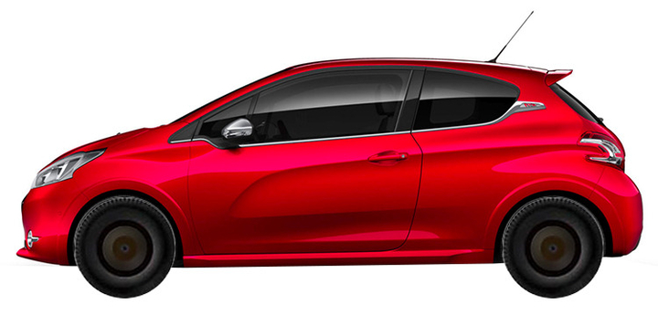 Диски на PEUGEOT 208 1.4 VTi 2012