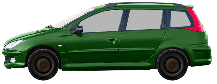 Диски на PEUGEOT 206 1.4 HDi FAP 2002