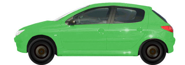 Диски на PEUGEOT 206 1.6 1998