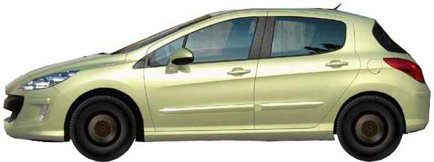Диски на PEUGEOT 308 1.6 e-HDi FAP 2007