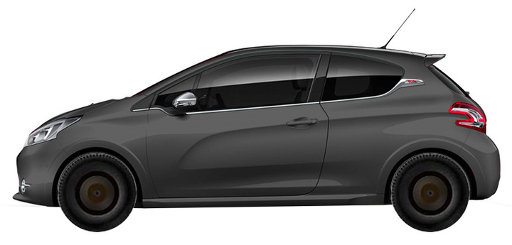 Диски на PEUGEOT 208 C Hatchback 3d (2012 - 2016)