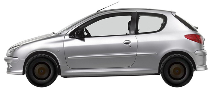 Диски на PEUGEOT 206 2C, 2H Hatchback 3d (1998 - 2009)