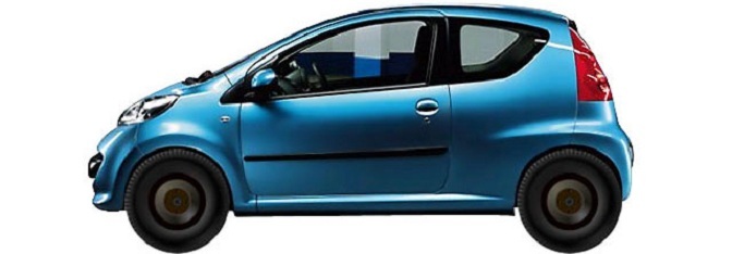 Диски на PEUGEOT 107 PN 3d (2005 - 2012)