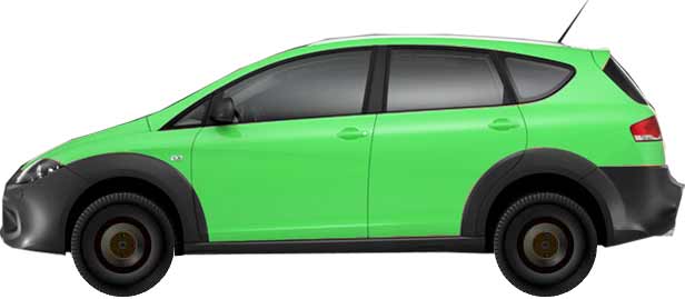 Диски на SEAT Altea 5P SUV Freetrack (2007 - 2015)