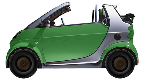 Диски на SMART Fortwo MC01 Cabrio (1998 - 2007)