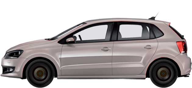 Диски на VOLKSWAGEN Polo 1.6 TDI 2009